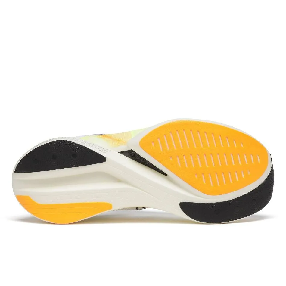 Saucony Unisex Endorphin Elite 2 Laufschuhe in Weiß/Peel SS25