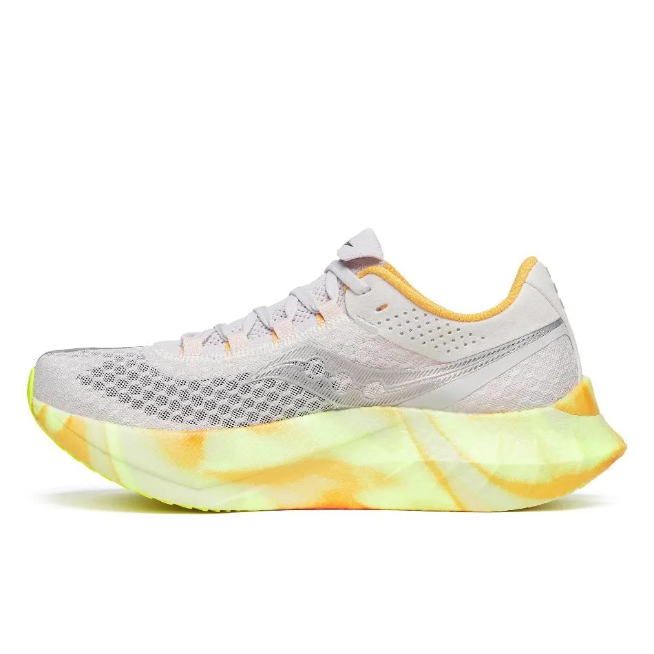 Saucony Damen Endorphin Pro 4 Laufschuhe in Nebel/Schäl SS25