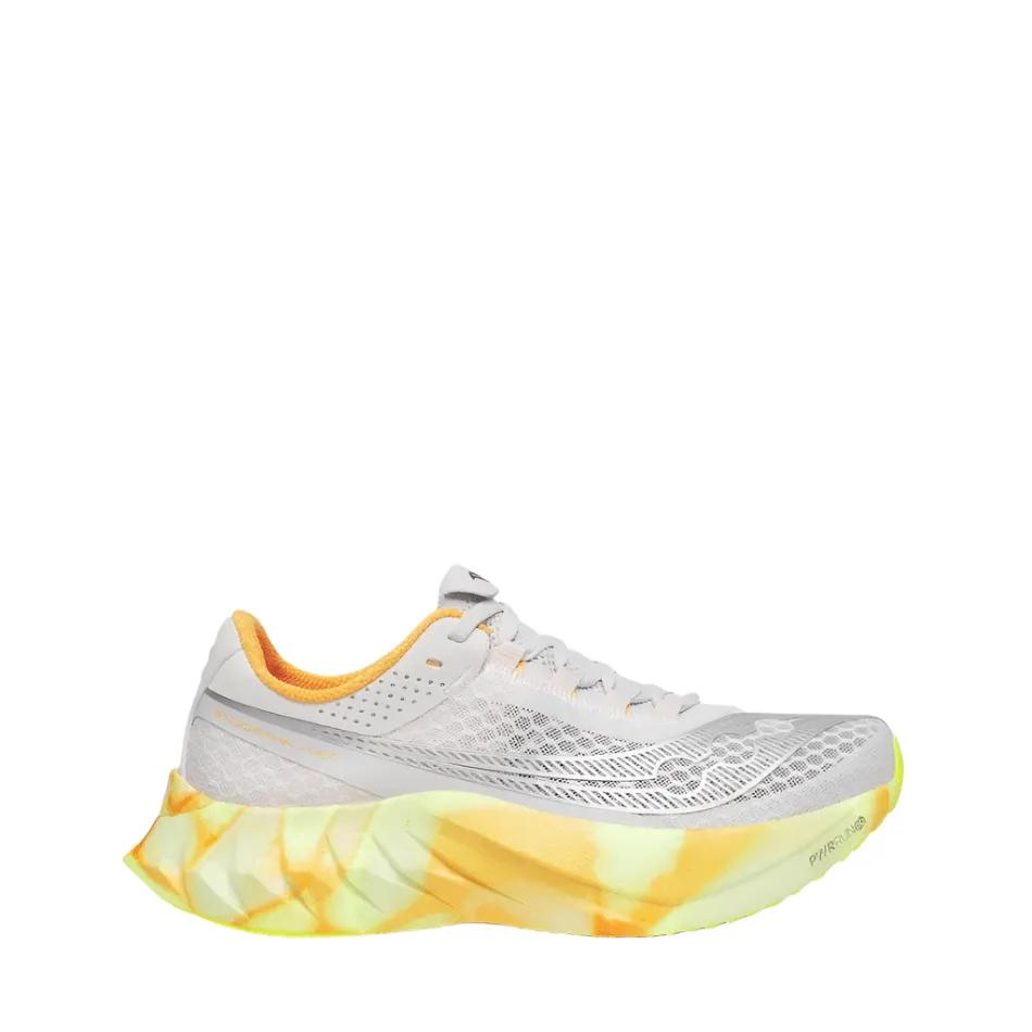 Saucony Damen Endorphin Pro 4 Laufschuhe in Nebel/Schäl SS25