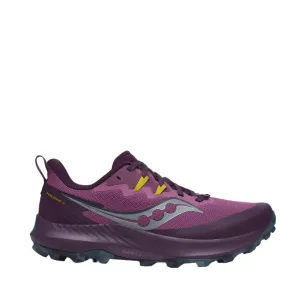 Saucony Damen Peregrine 14 Trailrunning-Schuhe in Pflaume/Aubergine SS24