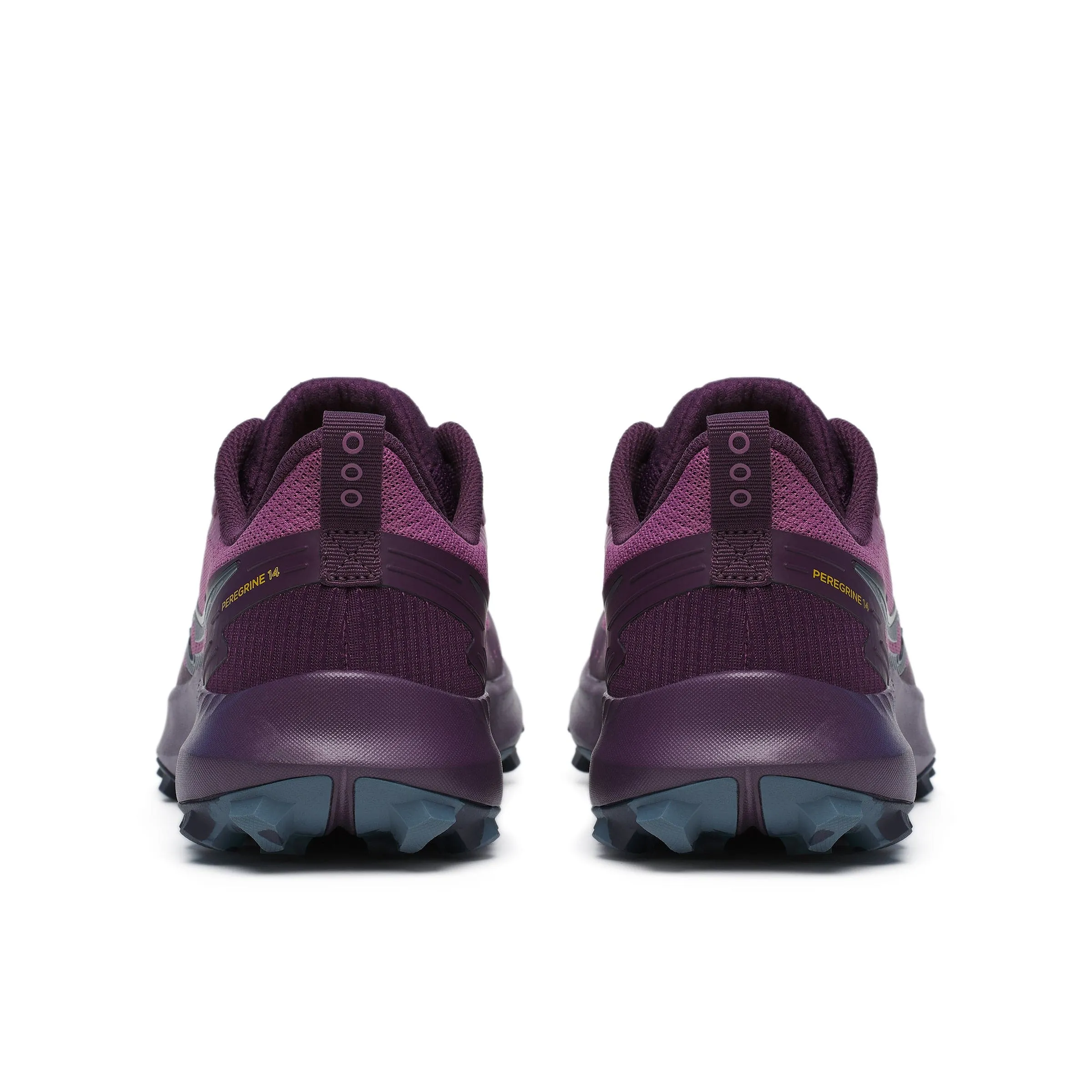 Saucony Damen Peregrine 14 Trailrunning-Schuhe in Pflaume/Aubergine SS24