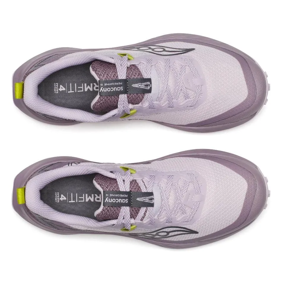 Saucony Damen Peregrine 15 Trailrunning-Schuhe in Bloom/Quail SS25