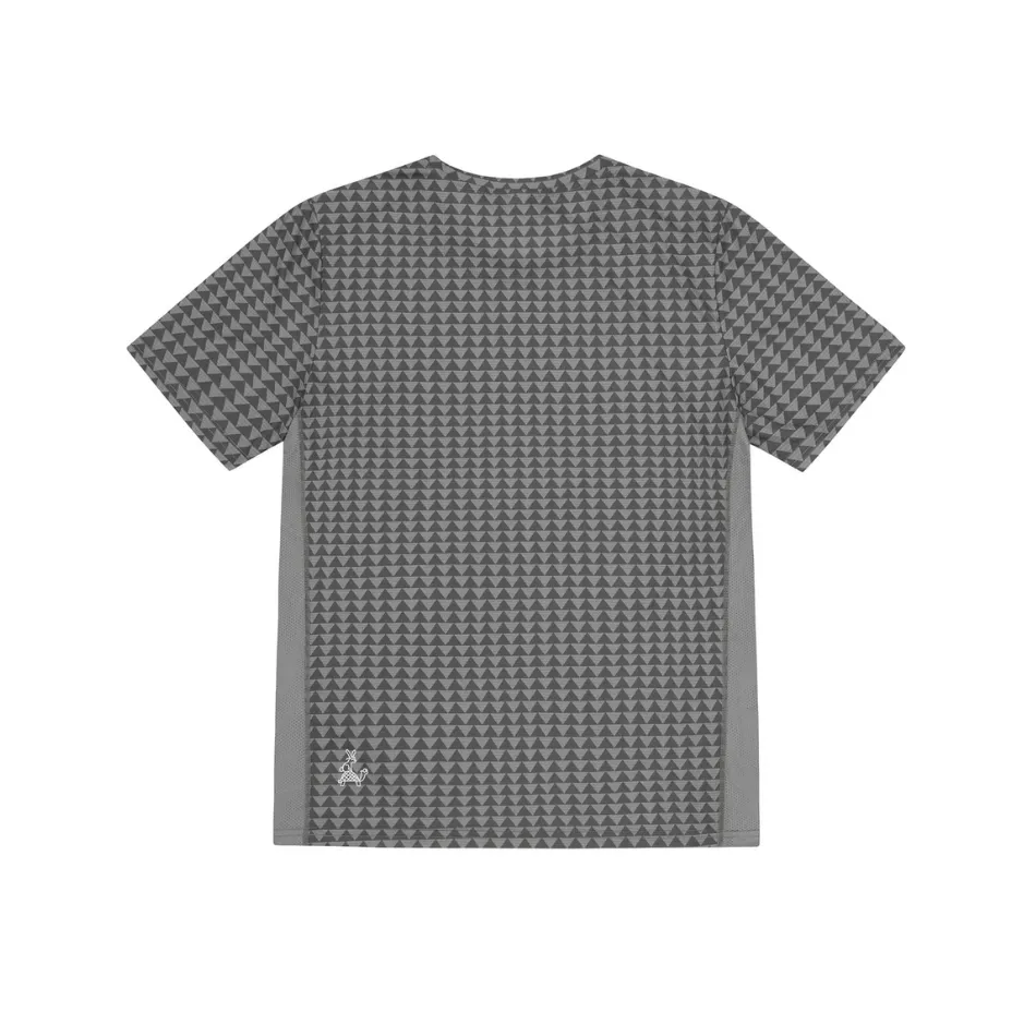 Sealskinz Herren Sprowston Ultra Leichtes Laufshirt mit Diamantdruck in Schwarz SS25