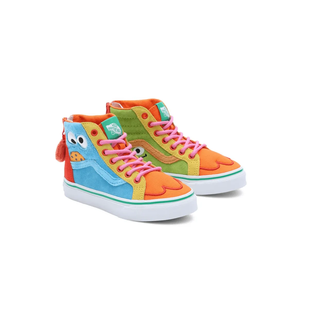   Sesamstraße Kinder-SK8-Hi Reißverschluss 'Multi'