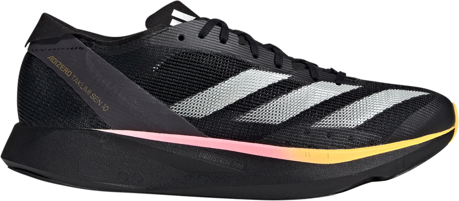 Adidas Schuhe Herren Adidas Adizero Takumi Sen 10 Laufschuhe für Herren - Schwarz
