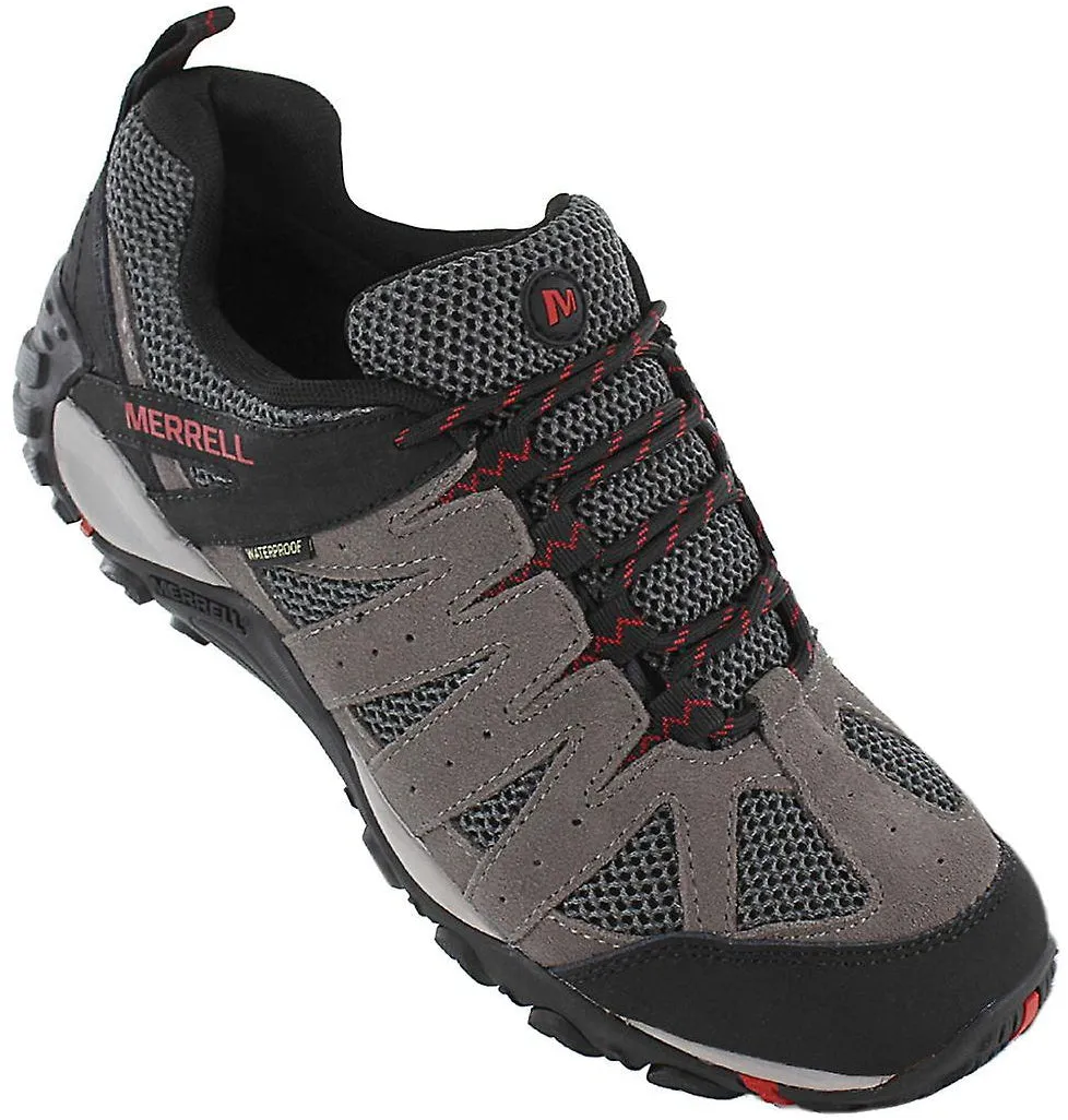 Schuhe Merrell Merrell Accentor 2 Vent Wasserdichte Herren Wanderschuhe - Grau