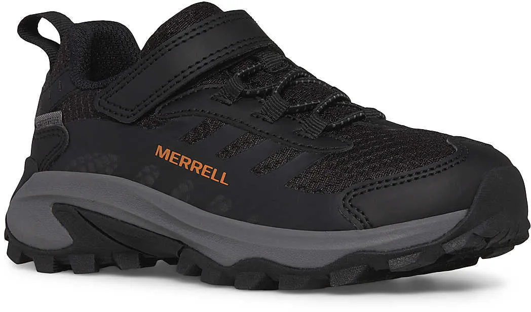 Schuhe Merrell Merrell Moab Speed 2 A/C Wasserdichte Kindersportschuhe - Schwarz