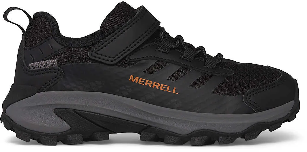 Schuhe Merrell Merrell Moab Speed 2 A/C Wasserdichte Kindersportschuhe - Schwarz
