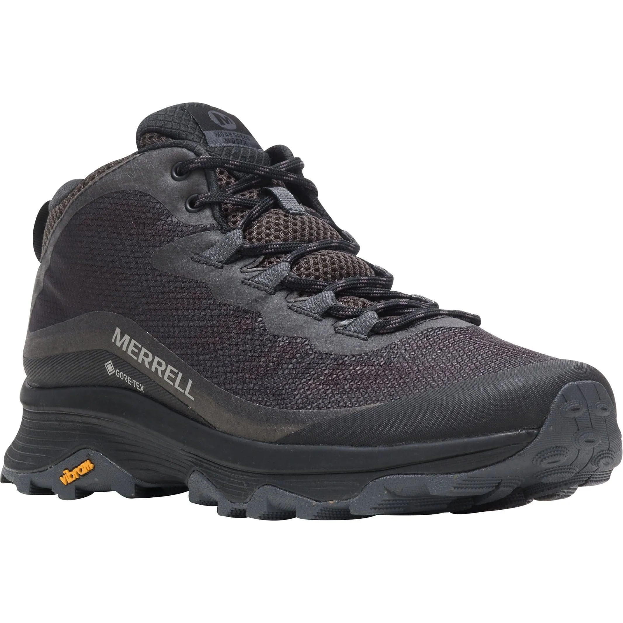 Schuhe Merrell Merrell Moab Speed Mid GORE-TEX Herren Wanderstiefel - Schwarz