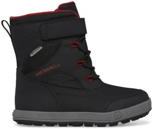 Schuhe Merrell Merrell Snow Storm 3.0 Kinder Wasserdichte Stiefel - Schwarz