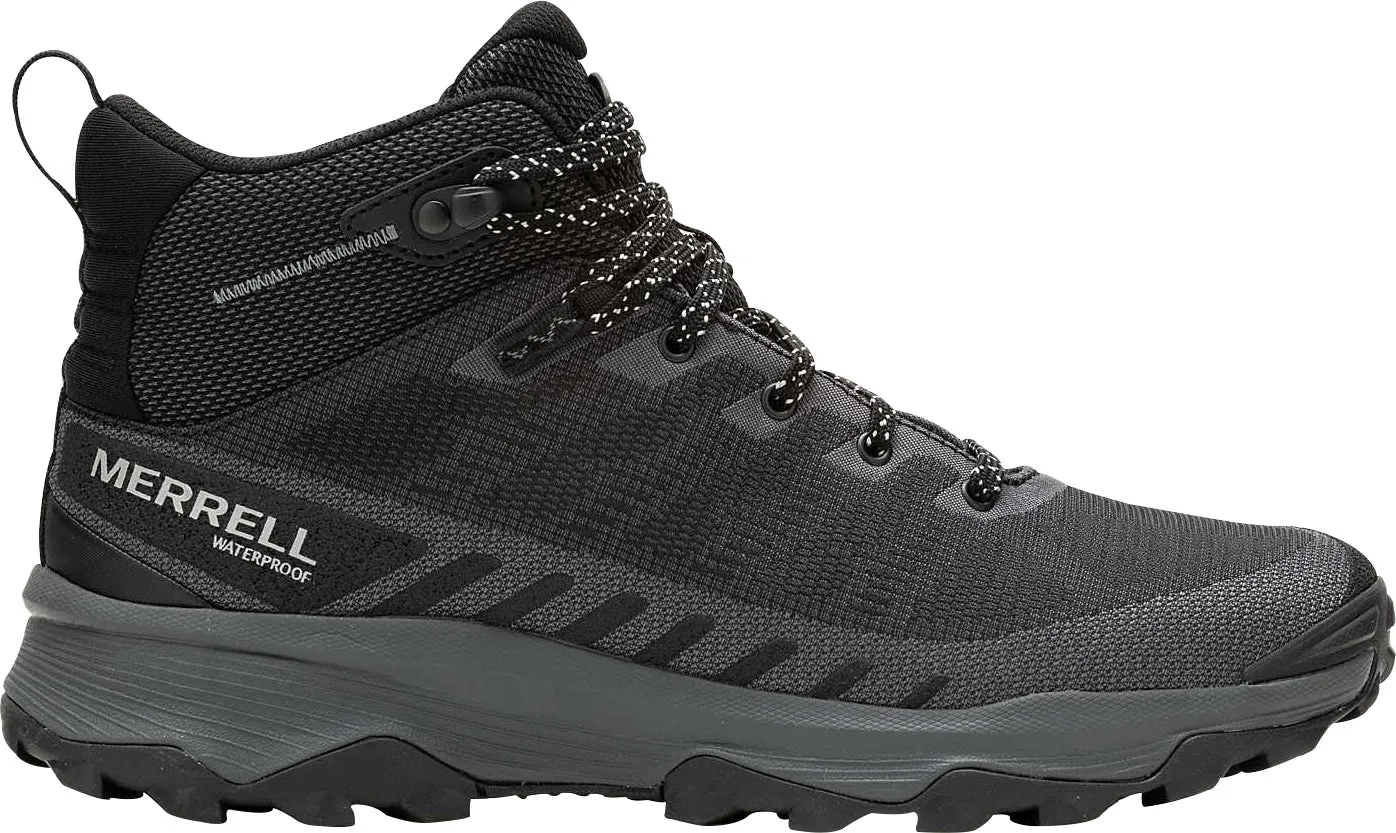 Schuhe Merrell Merrell Speed Eco Mid wasserdichte Herren Wanderstiefel - Schwarz