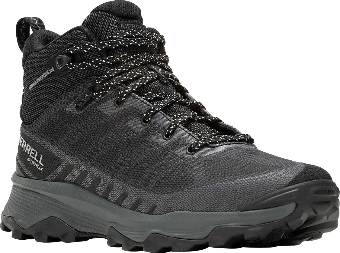 Schuhe Merrell Merrell Speed Eco Mid wasserdichte Herren Wanderstiefel - Schwarz