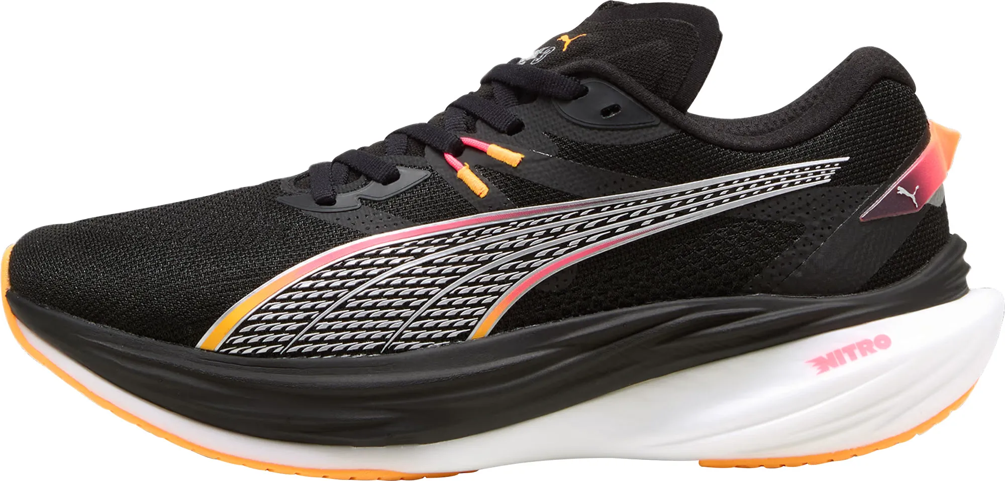 Puma Deviate Nitro 3 WIDE FIT Herren Laufschuhe - Schwarz