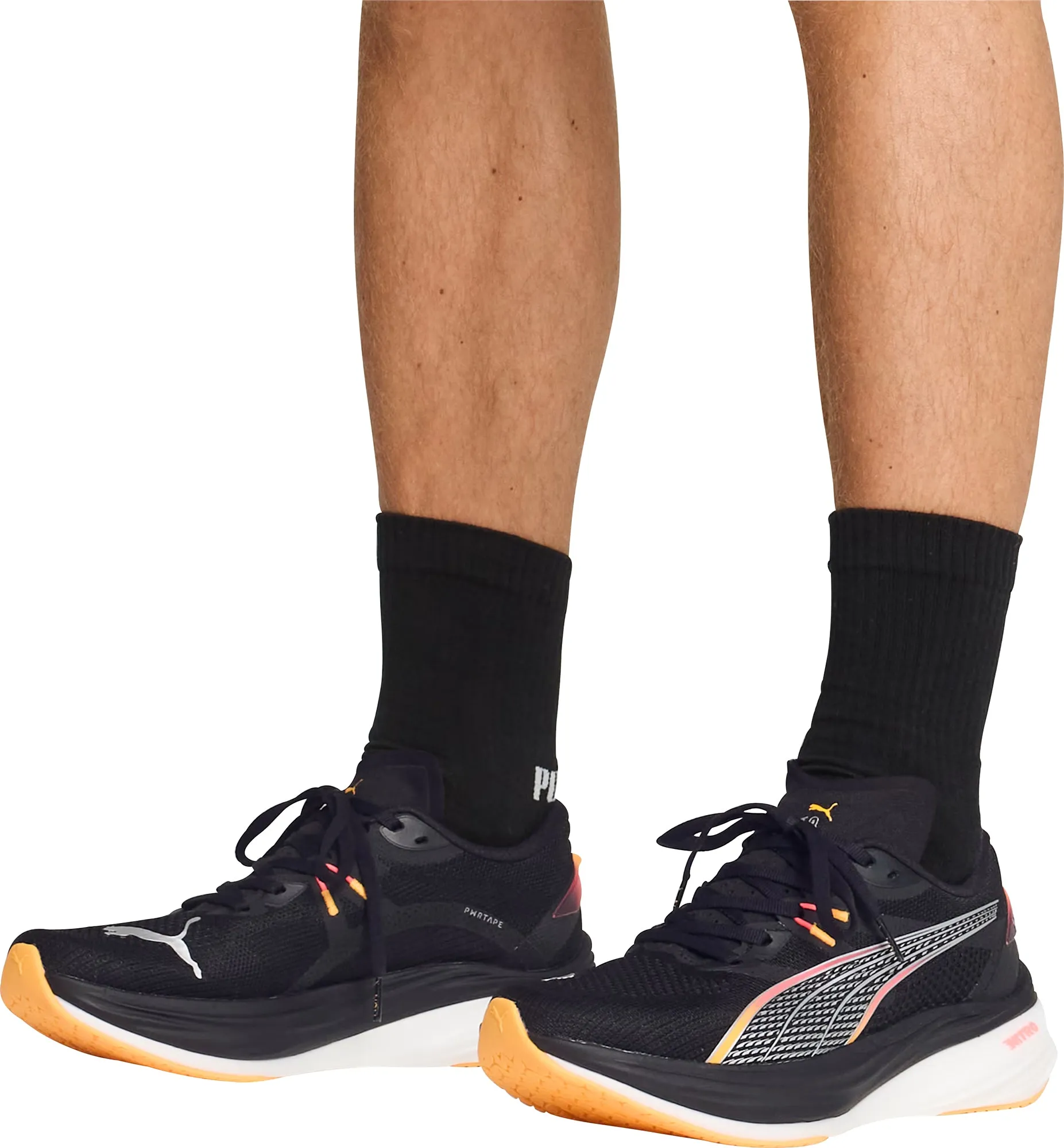 Puma Deviate Nitro 3 WIDE FIT Herren Laufschuhe - Schwarz