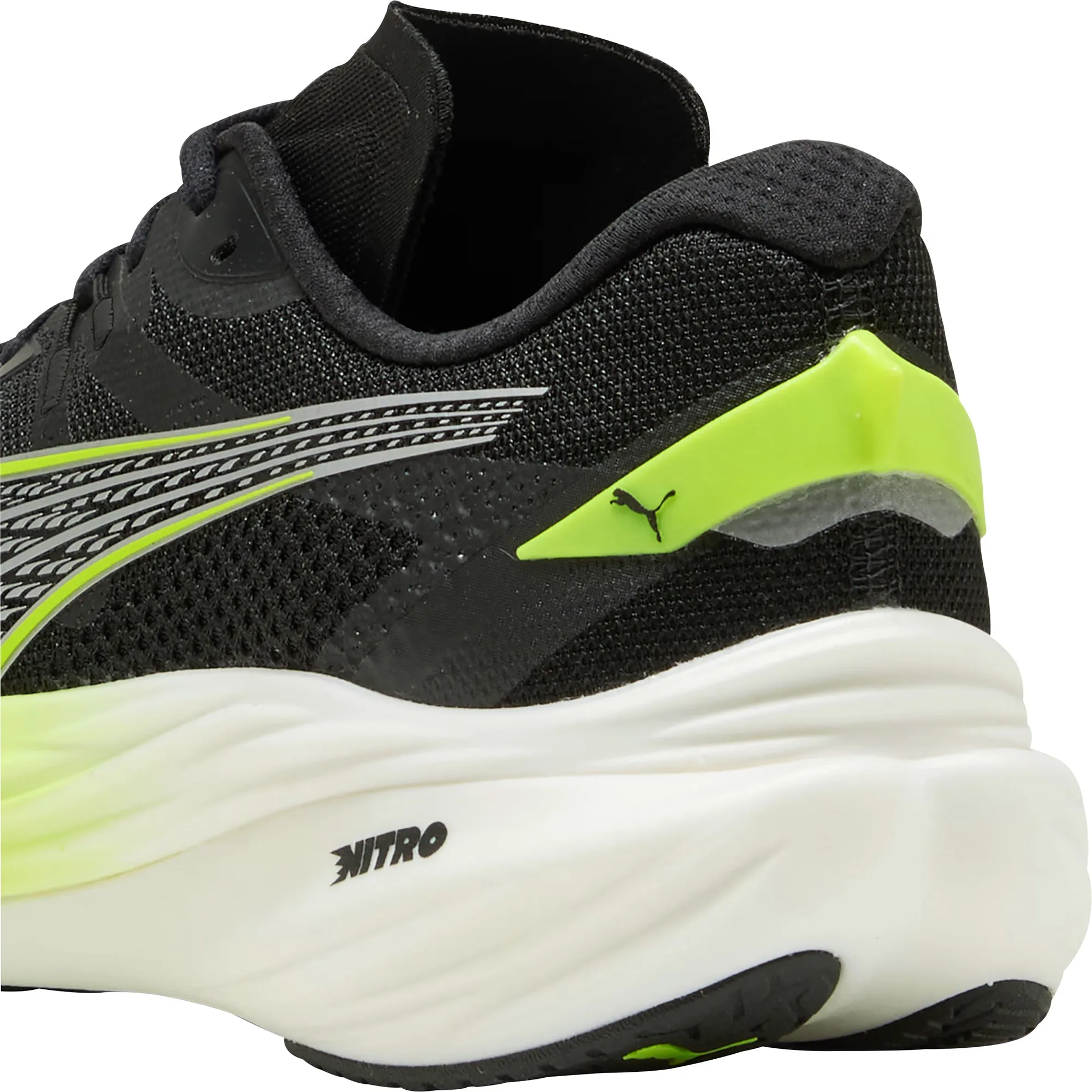 Puma Deviate Nitro 3 WIDE FIT Herren Laufschuhe - Schwarz