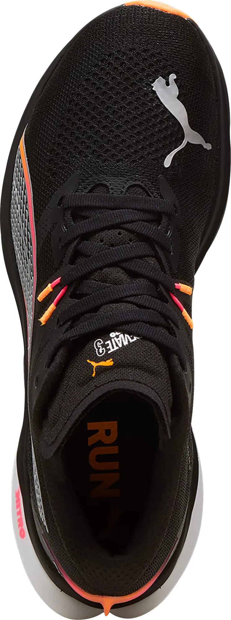 Puma Deviate Nitro 3 WIDE FIT Herren Laufschuhe - Schwarz