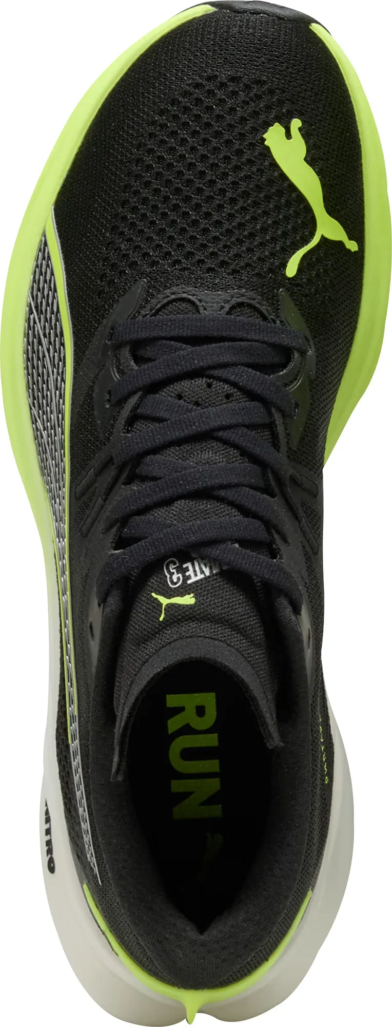 Puma Deviate Nitro 3 WIDE FIT Herren Laufschuhe - Schwarz