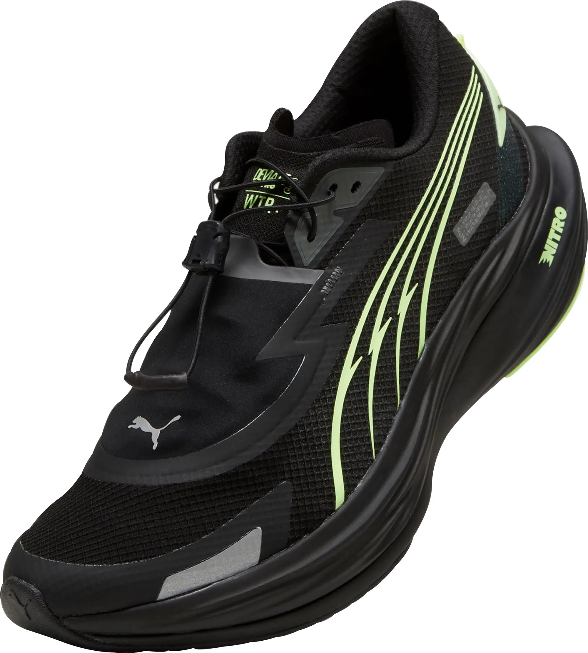 Puma Deviate Nitro 3 WTR  Herren Laufschuhe - Schwarz