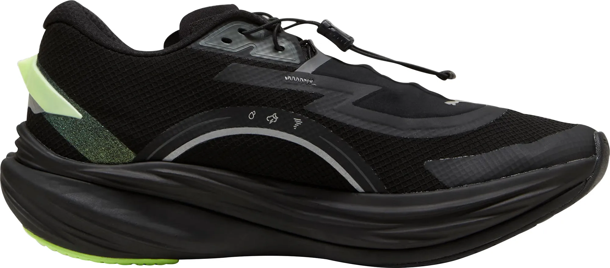 Puma Deviate Nitro 3 WTR  Herren Laufschuhe - Schwarz
