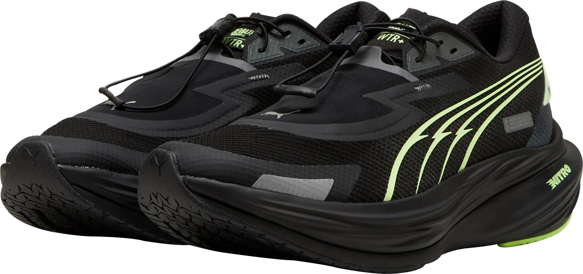 Puma Deviate Nitro 3 WTR  Herren Laufschuhe - Schwarz