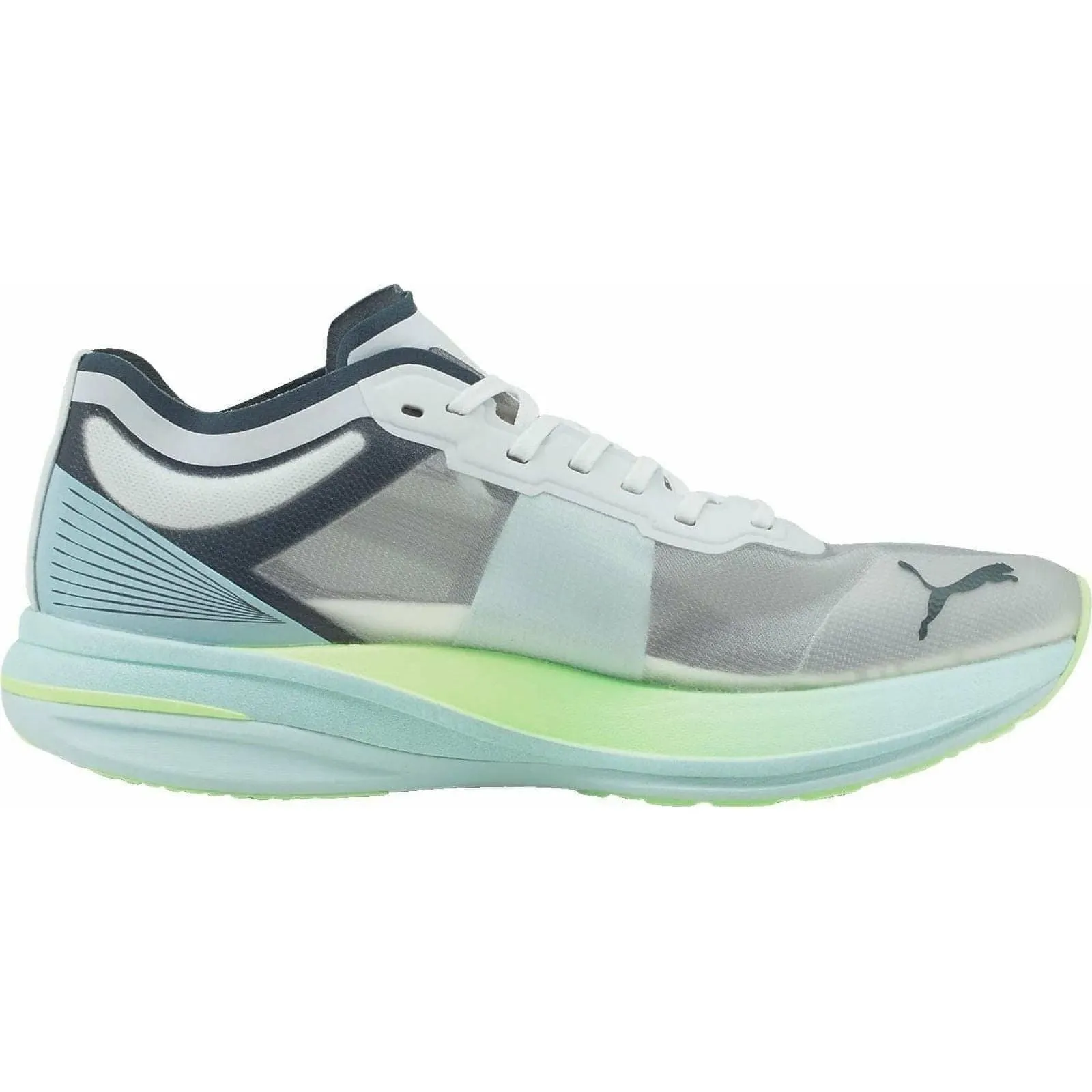 Puma Deviate Nitro Elite Racer Herren Laufschuhe - Weiß