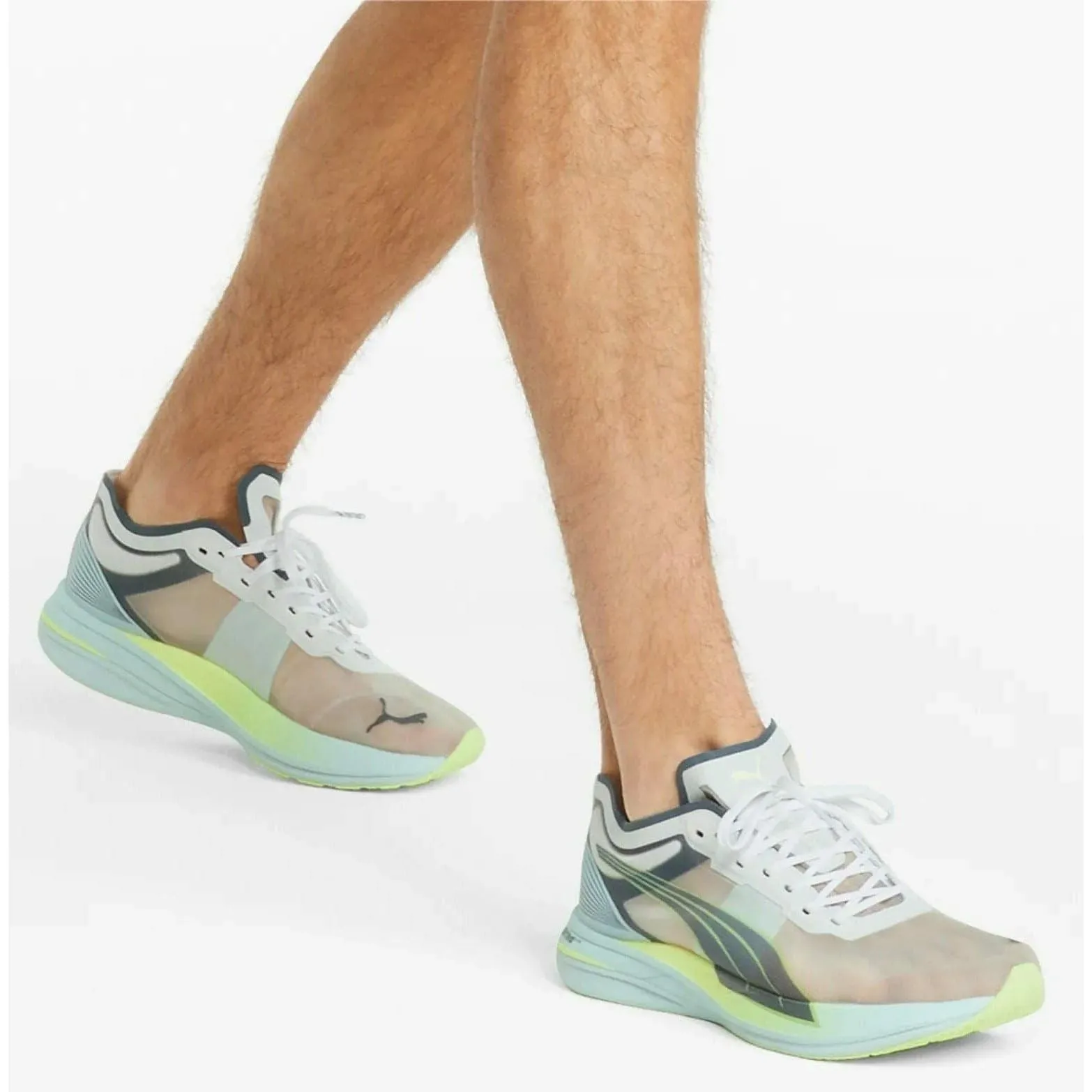 Puma Deviate Nitro Elite Racer Herren Laufschuhe - Weiß
