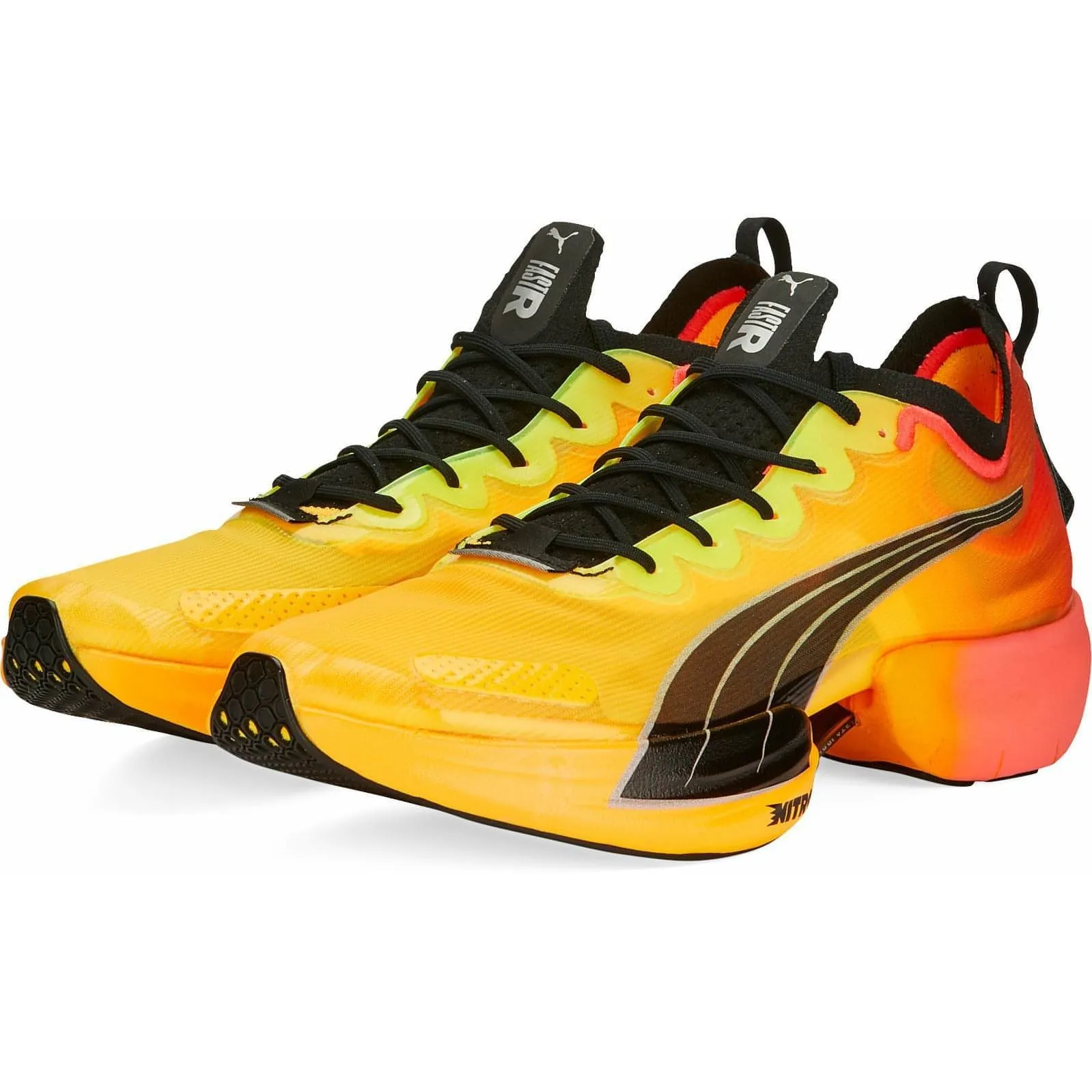Puma Fast-R Nitro Elite Fireglow Herren Laufschuhe - Gelb