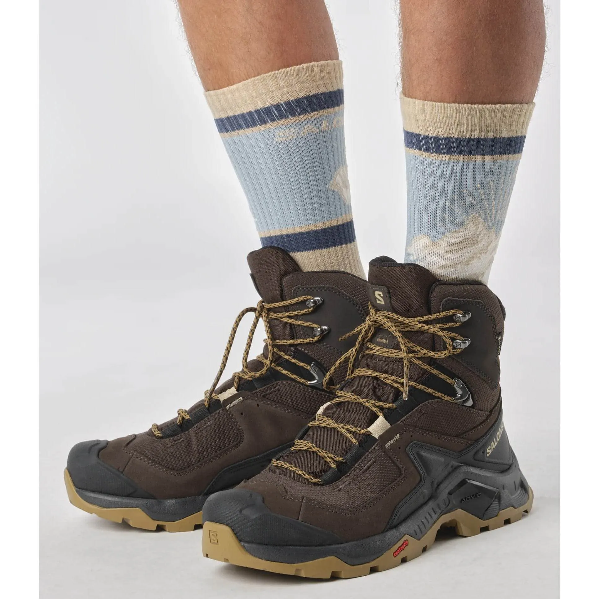 Schuhe Salomon Salomon Quest Element GORE-TEX Herren Wanderstiefel - Braun