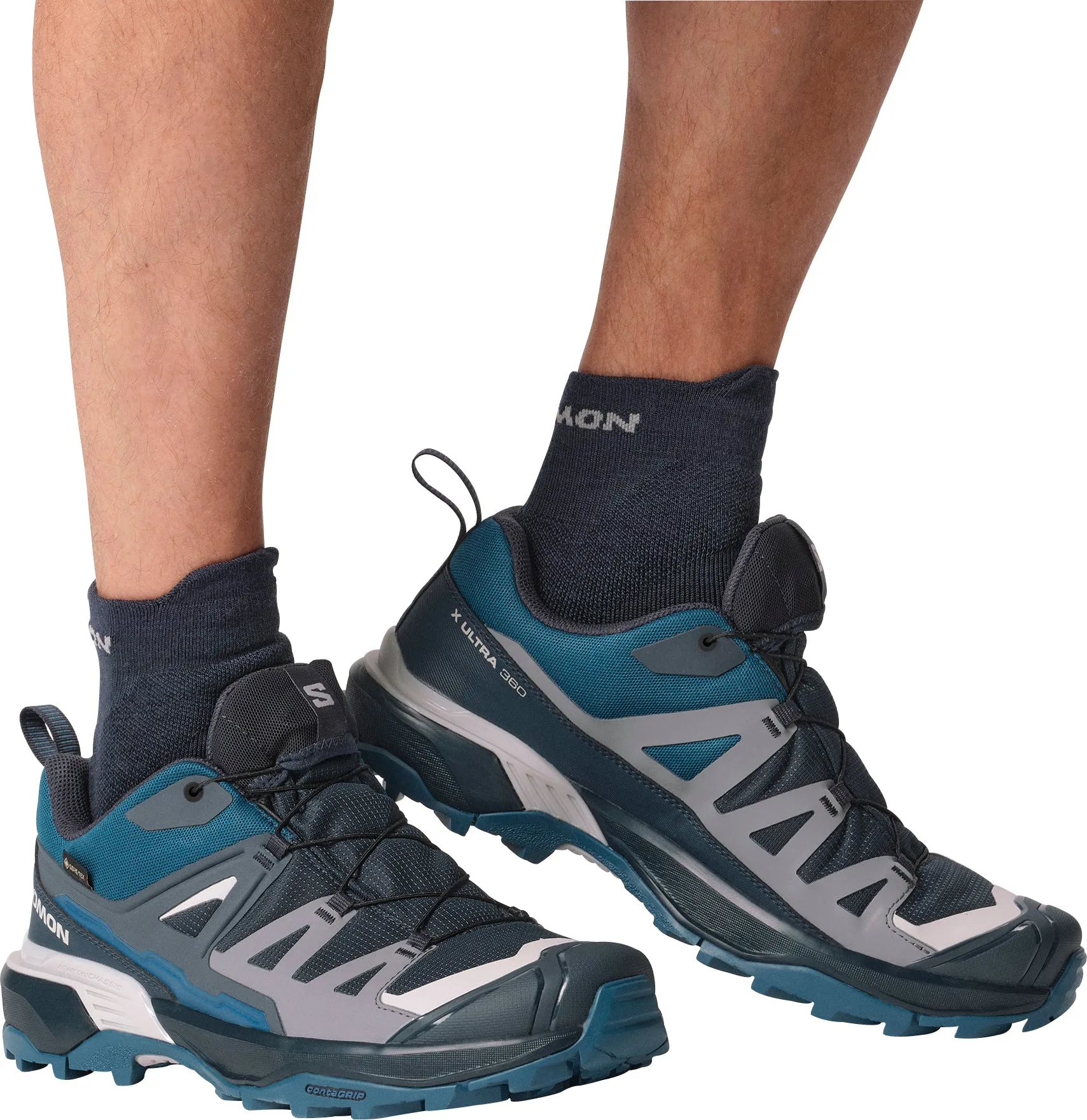 Schuhe Salomon Salomon X Ultra 360 GORE-TEX Herren Wanderschuhe - Blau
