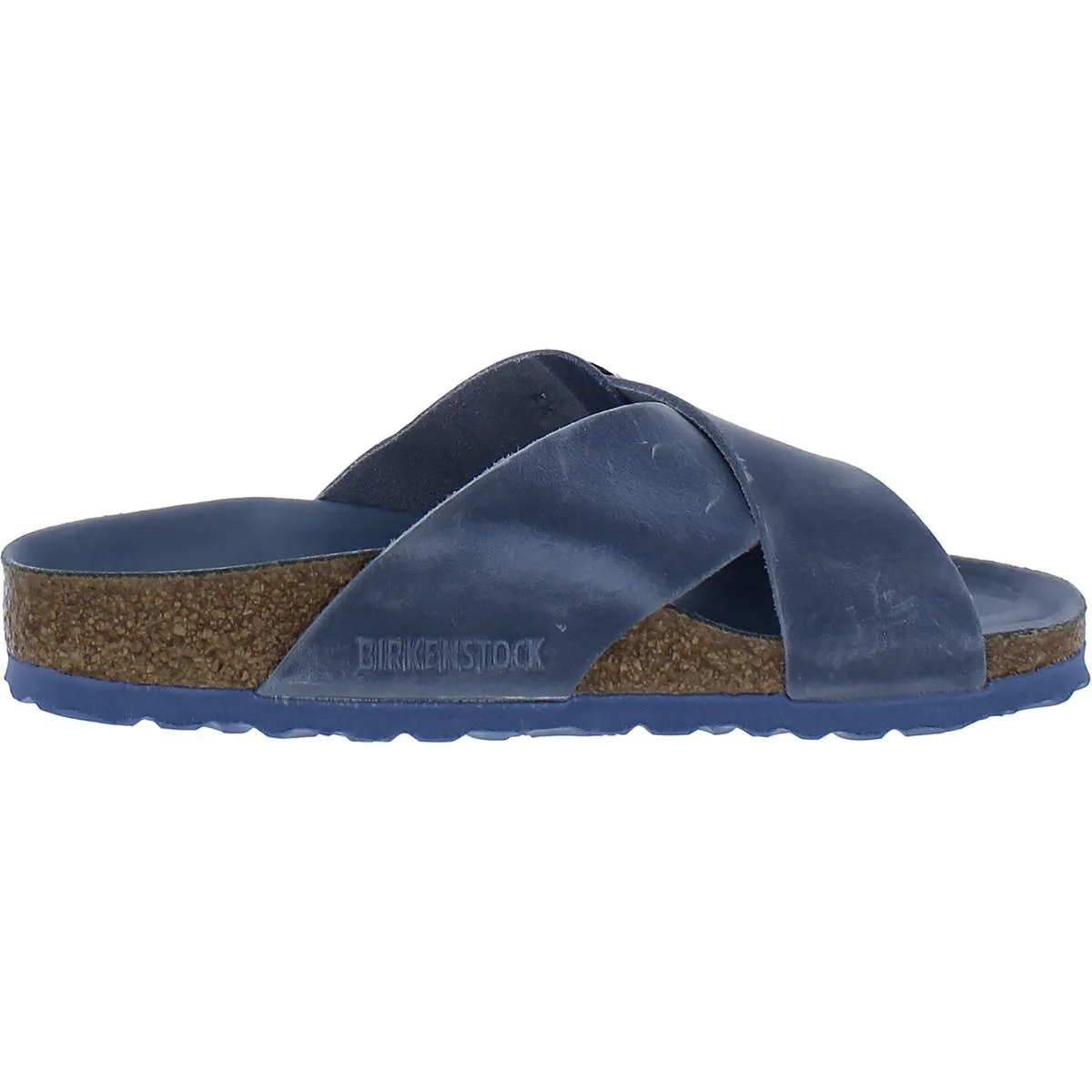 Siena Big Buckle Damen Ledersandalen mit Ölfinish und Riemchen