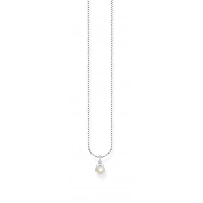 Silberne Perlenkette 45cm KE2076-082-14-L45v Thomas Sabo Ketten
