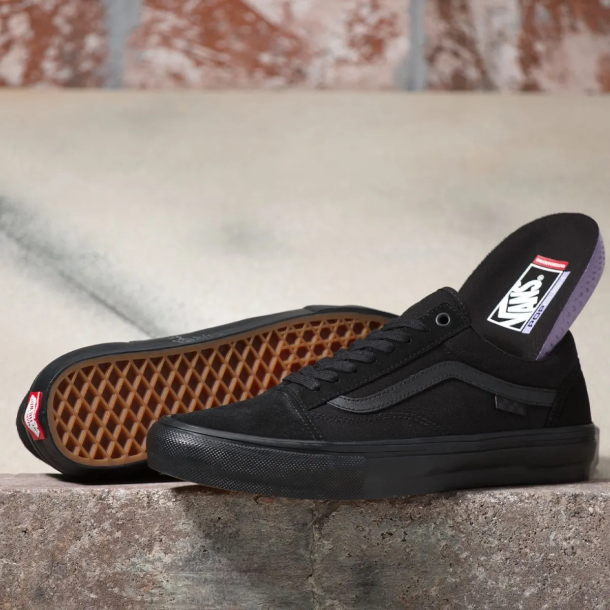 Skate Old Skool Schuh - Schwarz/Schwarz