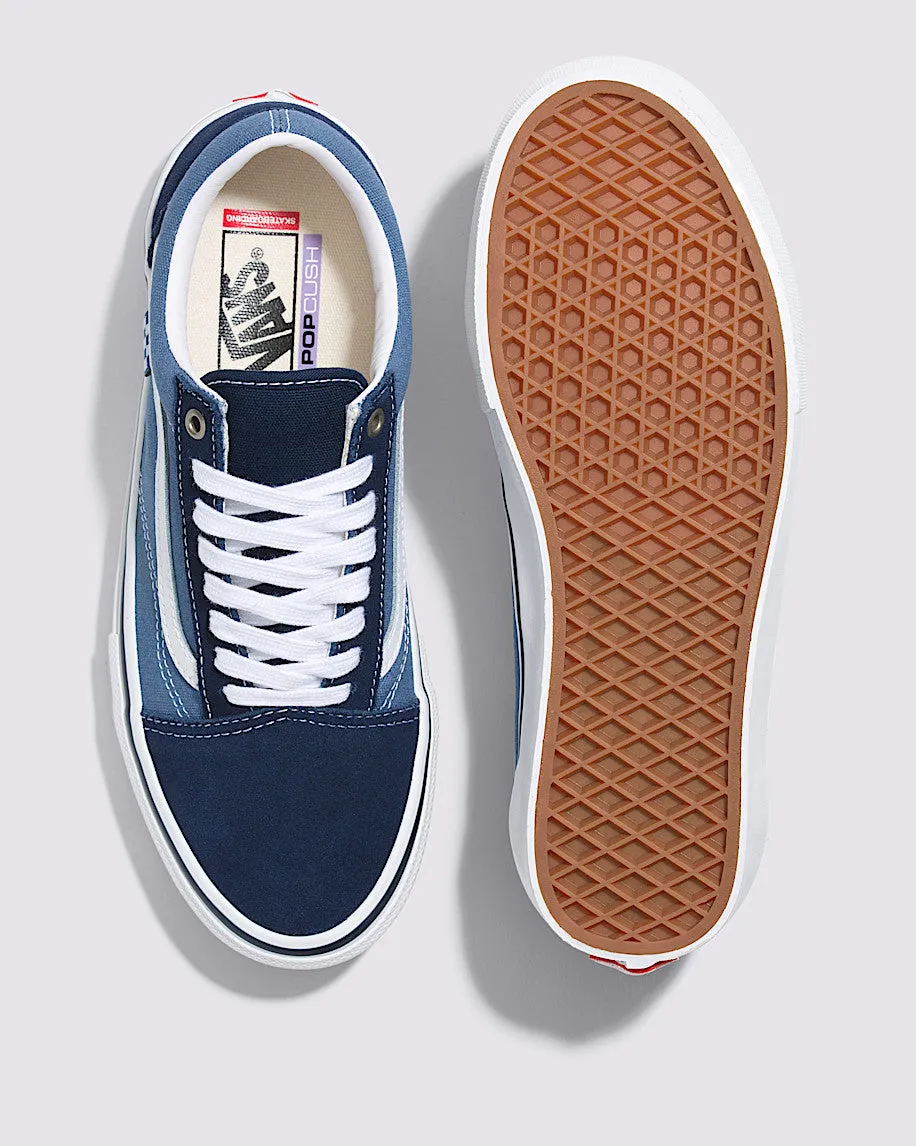 Skate Old Skool Schuh - Marineblau/Weiß
