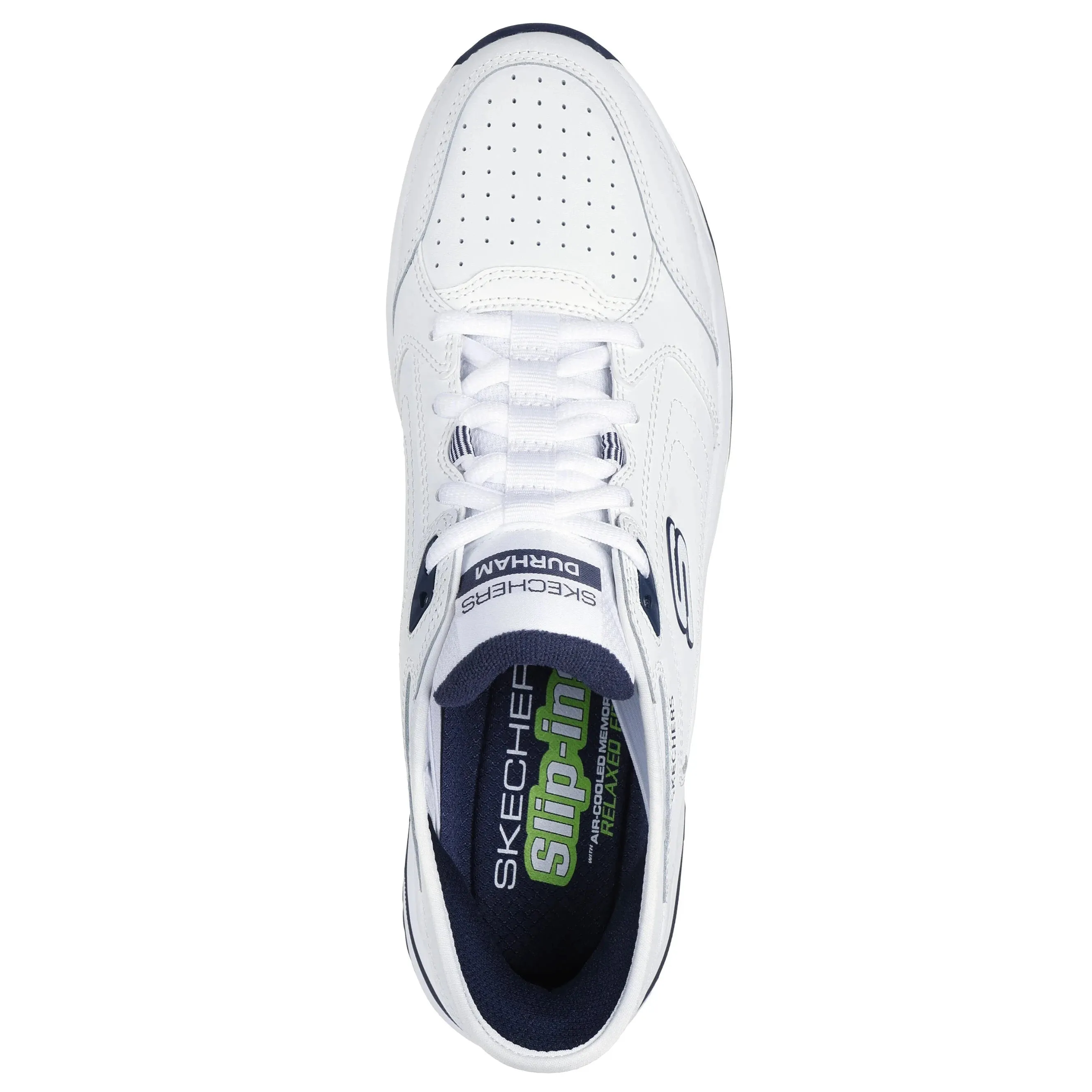 Skechers Schuhe Herren Skechers Slip-ins RF: Durham-Delvor Weiß/Blau