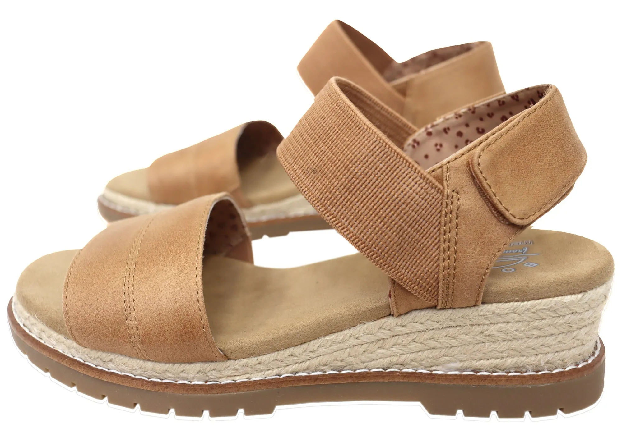Skechers Damen BOBS Desert Chill Bequeme Memory Foam Sandalen Skechers Schuhe