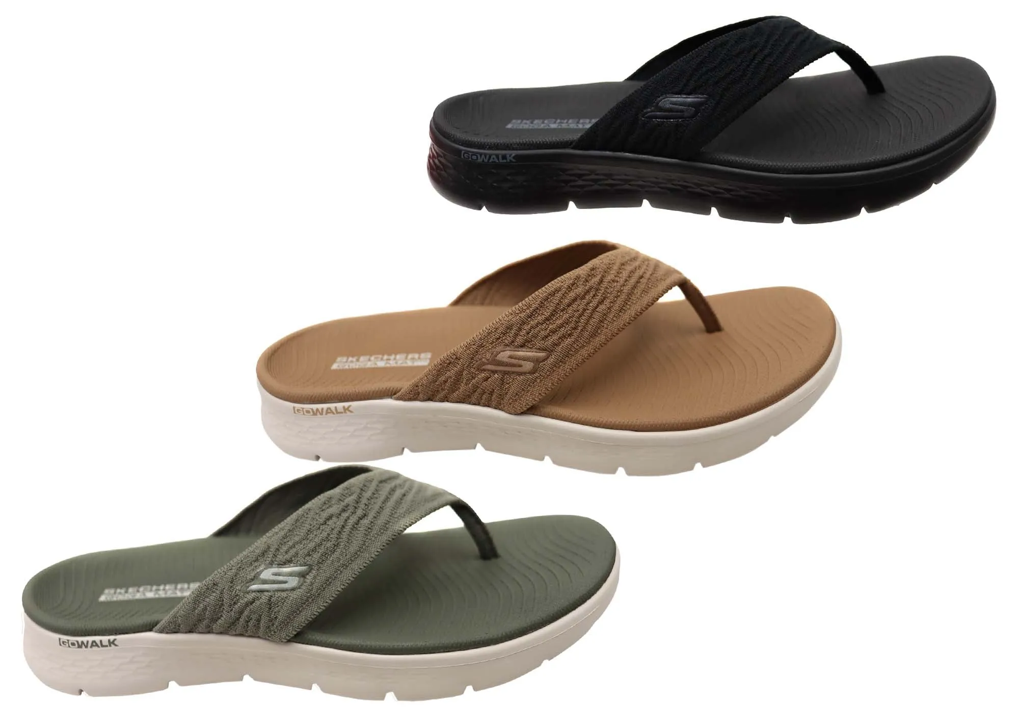 Skechers Damen GOwalk Flex Sandal Splendor Bequeme Flip-Flops Skechers Schuhe