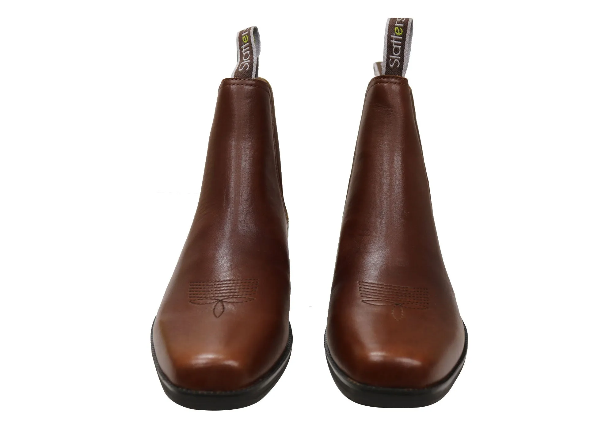 Slatters Ranch Herren Bequeme Leder-Stiefel Slatters Schuhe