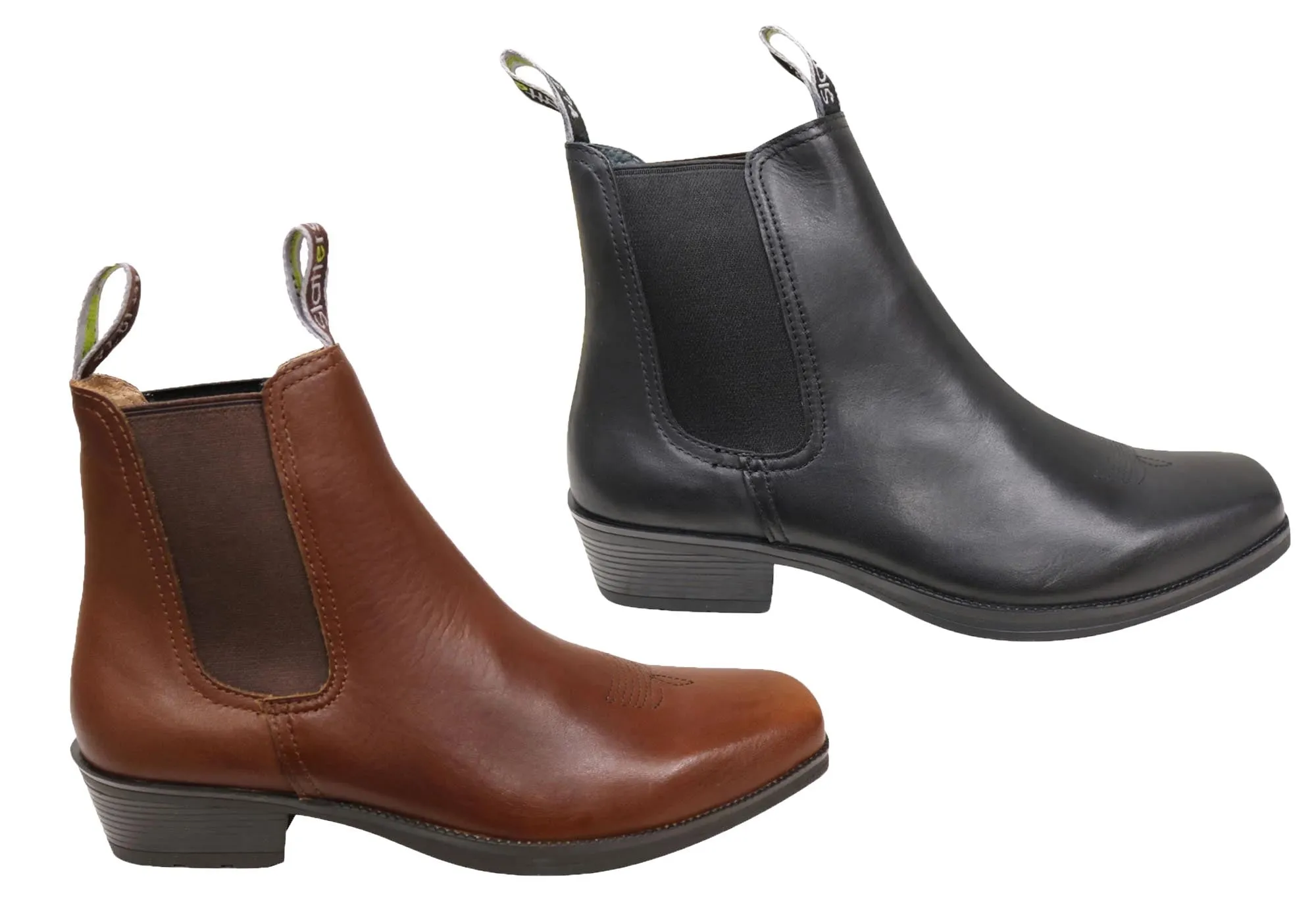 Slatters Ranch Herren Bequeme Leder-Stiefel Slatters Schuhe