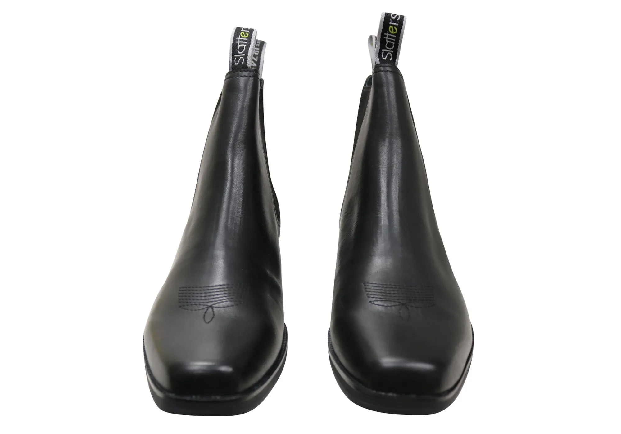 Slatters Ranch Herren Bequeme Leder-Stiefel Slatters Schuhe