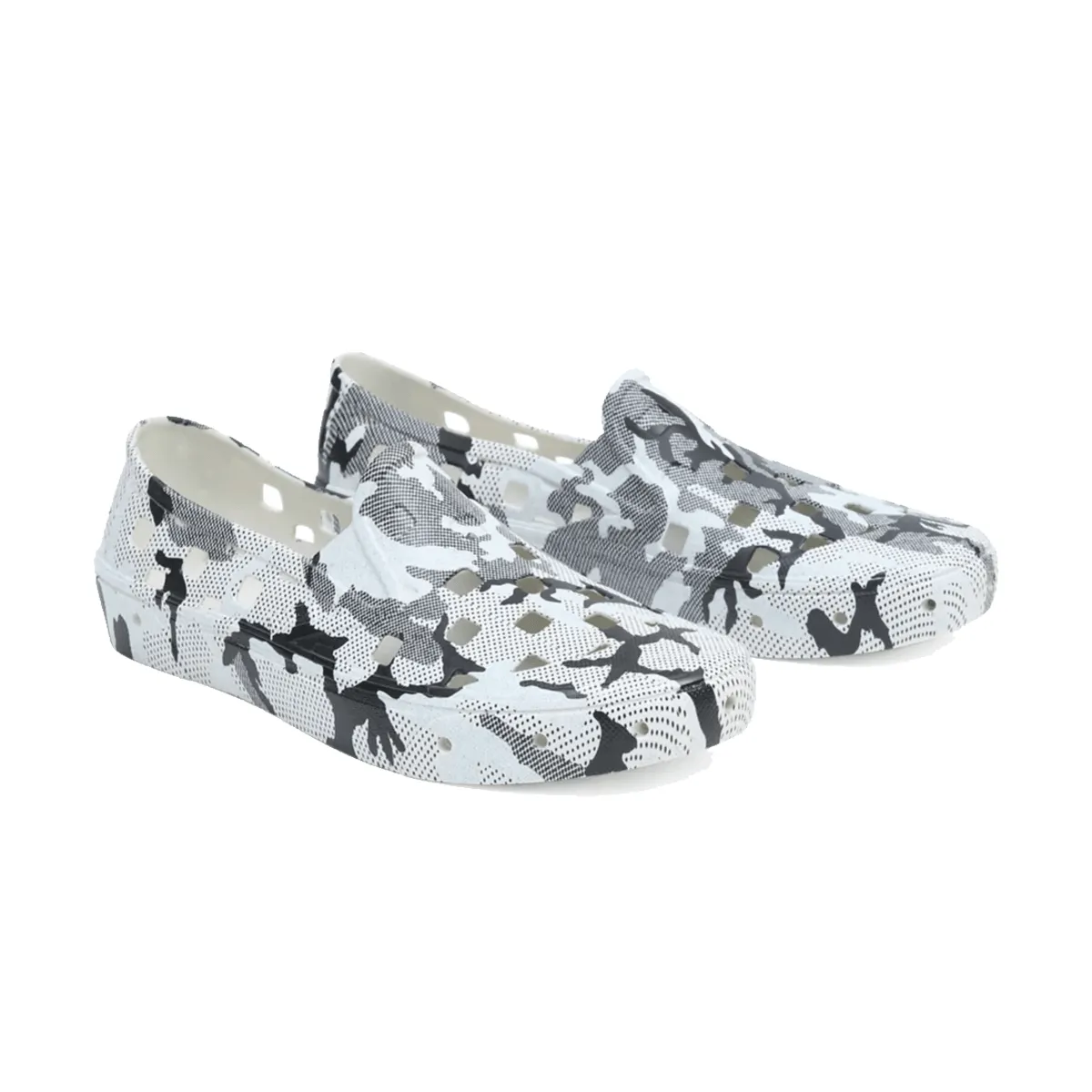Slip-On Trk 'Grau Weiß'