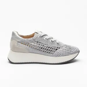 SOFTWAVES ALAINA - RAFFIA SILBER