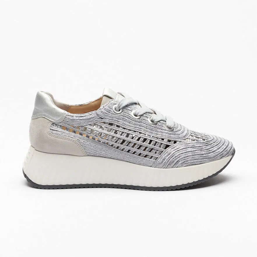 SOFTWAVES ALAINA - RAFFIA SILBER