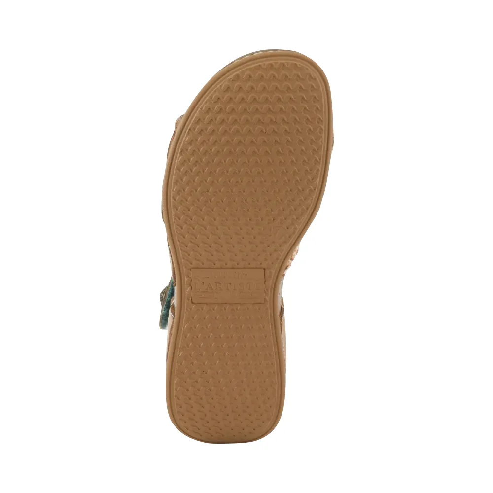 Spring Step Damen Delila Sandale in Blau Multi