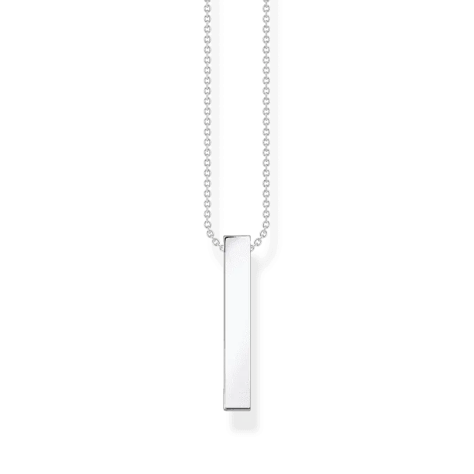 Sterling Silber Halskette mit schwarzen Steinen KE2113-643-11 Thomas Sabo Halsketten