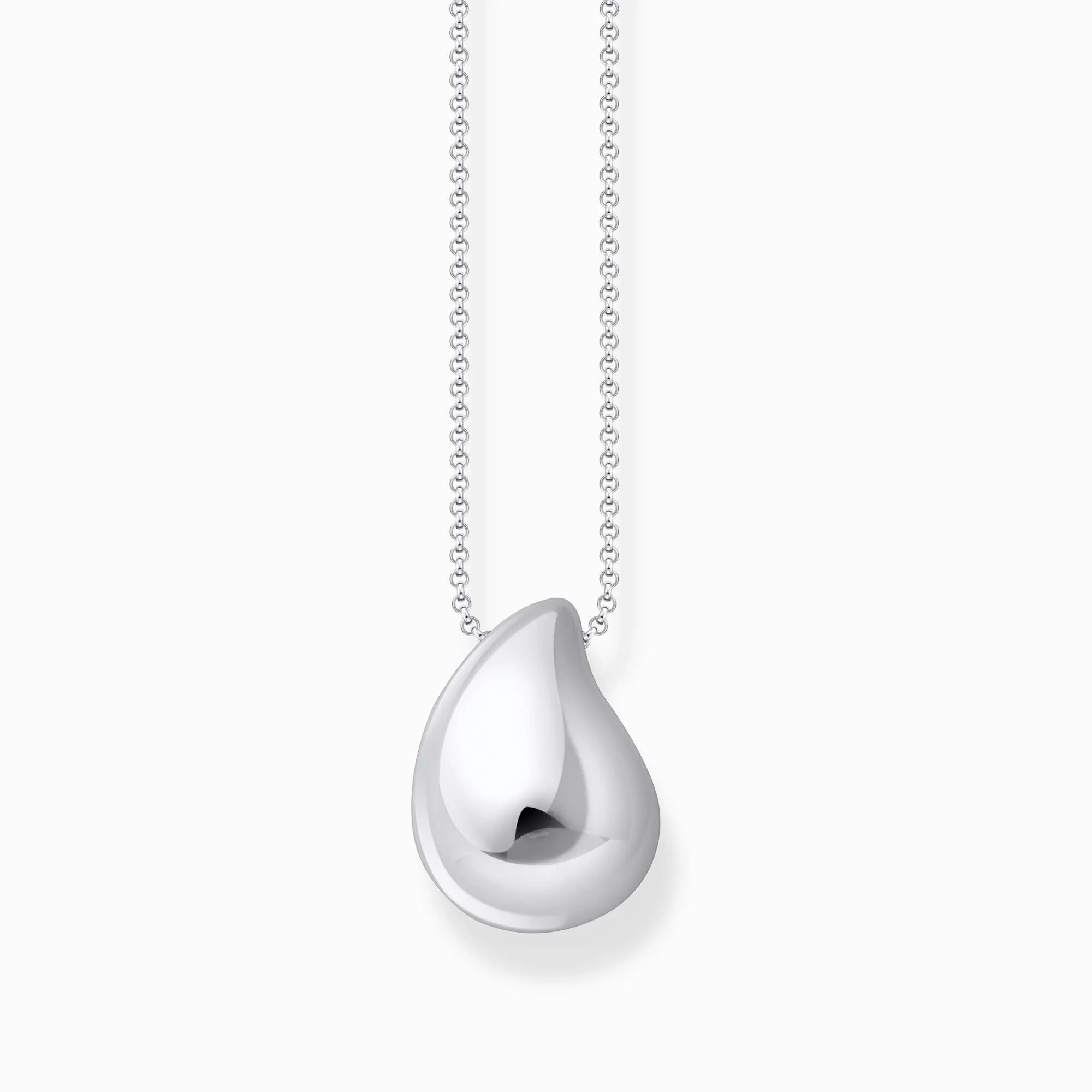 Sterling Silber Kühnheit Eleganz Organisch Tropfenförmige Halskette KE2281-001-21 Thomas Sabo Halsketten