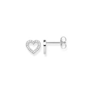 Sterling Silber Herz Große Ohrstecker H1945-051-14 Thomas Sabo Ohrringe