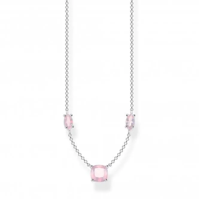 Sterling Silber Opalfarbene Vintage Halskette KE1952-699-7-L45v Thomas Sabo Halsketten