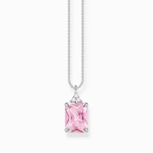 Sterling Silber Pink Stein Halskette KE2089-051-9 Thomas Sabo Halsketten