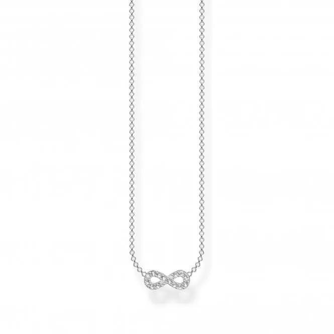 Sterling Silber Weiß Unendlichkeitskette KE2124-051-14-L45V Thomas Sabo Ketten