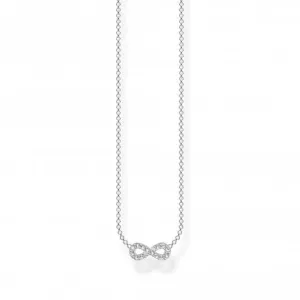 Sterling Silber Weiß Unendlichkeitskette KE2124-051-14-L45V Thomas Sabo Ketten